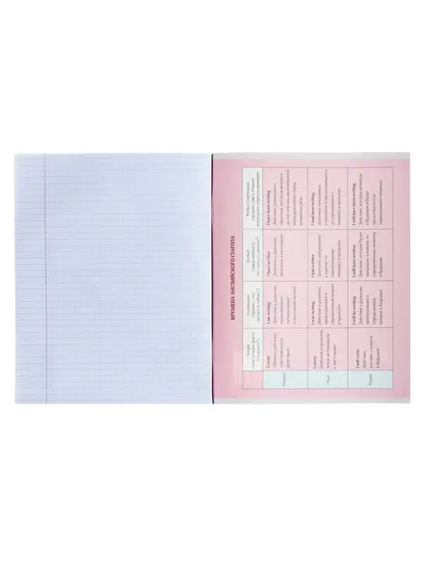 Предметная тетрадь по английскому языку Calligrata &laquo;На Чёрном&raquo;, 48 листов, в клетку, со справочным материалом, обложка из мелованного картона