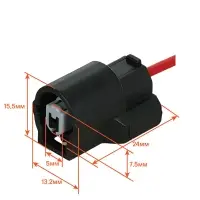 Разъём 1 pin с проводом для датчика детонации Honda Accord, CR-V