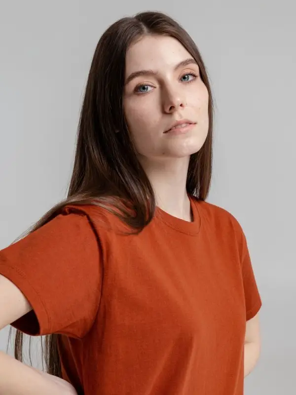 Футболка Imperial 190, коричневая (терракотовая), размер S