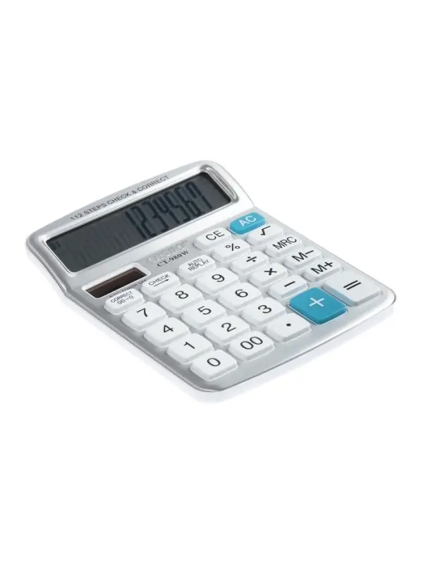 Калькулятор настольный 12-разрядный SDC-3822C корпус белый Калькулятор настольный 12-разрядный SDC-3822C корпус белый