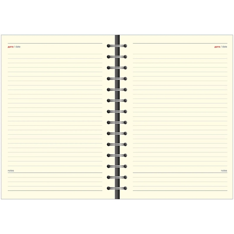 Ежедневник недатированный Fluid Attache Selection бирюз 140х200 мм,192с