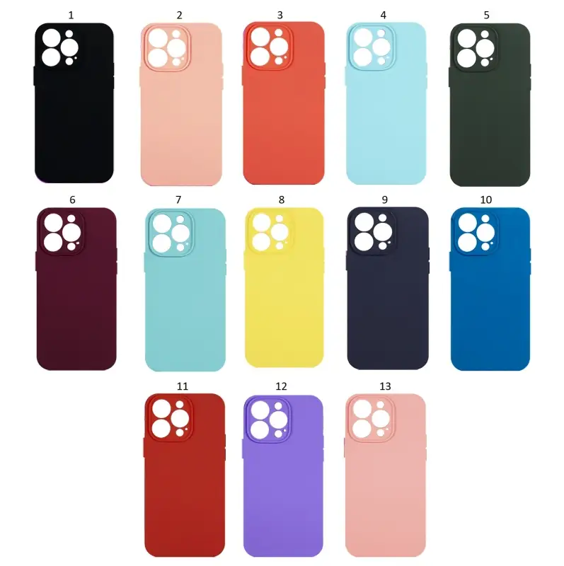 Чехол iPh 13 Pro Max (6.7) Silicone WS (без лого, в прозрачном пакете) Чехол iPh 13 Pro Max (6.7) Silicone WS (без лого, в прозрачном пакете)