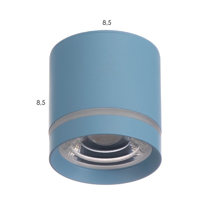 Светильник 86612/1 LED 7Вт 4000К синий 8,5х8,5х9 см BayerLux Светильник 86612/1 LED 7Вт 4000К синий 8,5х8,5х9 см BayerLux