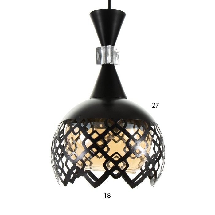 Светильник BayerLux Светильник BayerLux "Ковальце" Е27 40Вт черный 20х20х35-120см