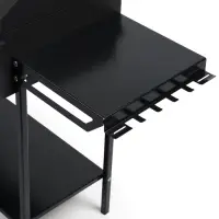 Мангал GrilMe, 35&times;115&times;83 см, сталь 2 мм, 2 полки, колёса