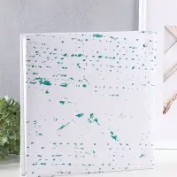 Фотоальбом "Обнимашки" 400ф 10X15см, ПП карм., пер-т 3-кольца. зеленый