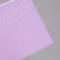 Пленка флористическая для цветов, &laquo;Звездопад&raquo;, сиреневая, 57&times;57 см