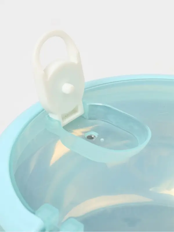 Ланч бокс TAKE IT EASY &laquo;Милави&raquo;, 1.5 л, 3 уровня, сохраняет тепло 2 ч, нержавеющая сталь, белый, голубой