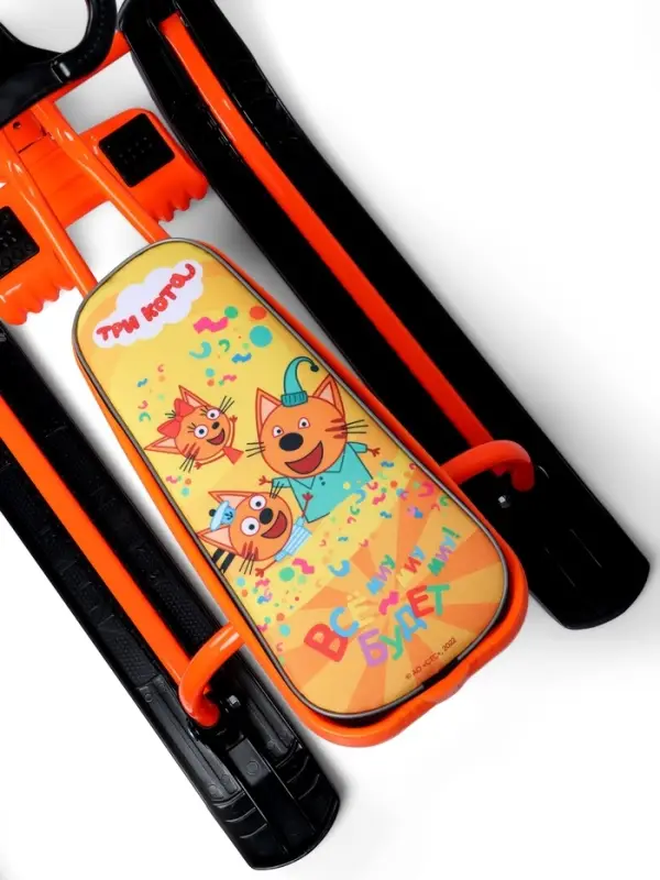 Снегокат &laquo;Тимка спорт 2&raquo; Три кота, оранжевый, ТС2/ТК Nika Kids