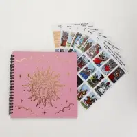 Дневник таролога в твердой обложке 20х20 см, 85 л "Розовый"