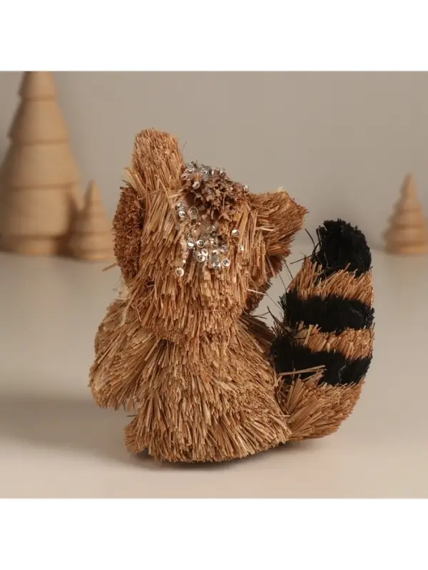 Фигурка новогодняя &laquo;Енотик с новогодними веточками&raquo;, 7&times;10&times;11 см