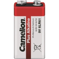 Батарейка Camelion 6LR61 Plus Alkaline 1шт/бл (6LR61-BP1, 9В) (1655)