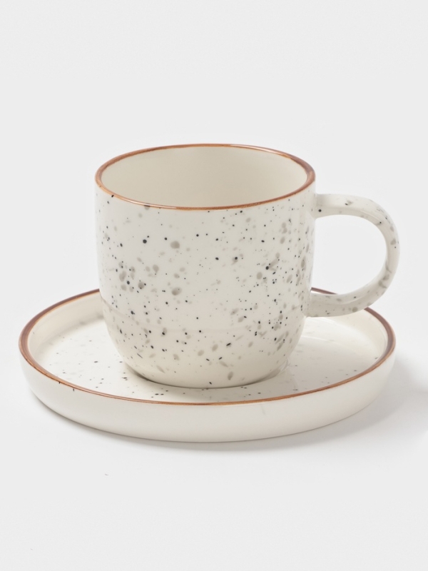 Чайная пара Magistro "Queil" 250 мл 13,6х8,8 см, блюдце и чашка