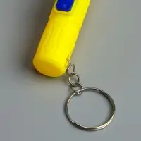 Фонарик брелок для ключей на кольце &laquo;Темминка&raquo;, 1 LED, 2&times;6.5 см, МИКС
