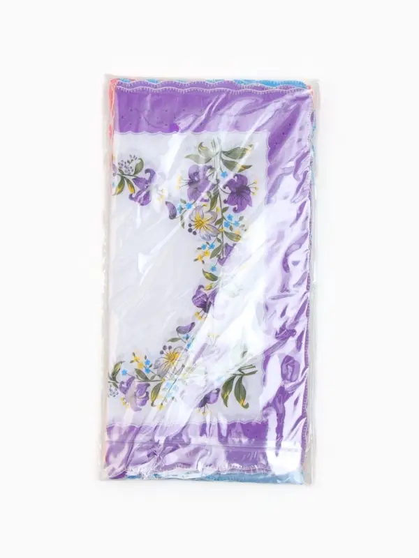 Платки носовые женские &laquo;Этель&raquo; Flowers, 28&times;28 см - 10 шт., хлопок 100%, МИКС