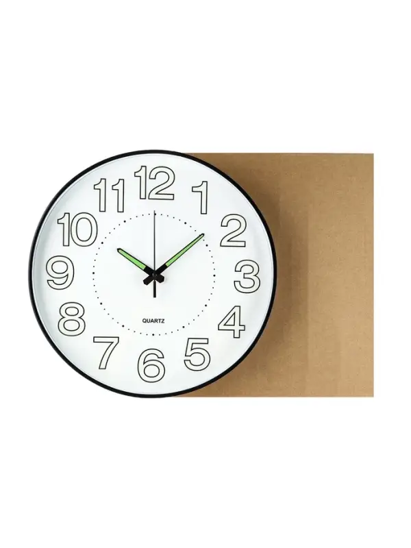 Часы настенные интерьерные &laquo;Классика&raquo;, плавный ход, светящиеся, d=35 см