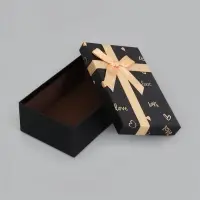 Набор подарочных коробок 3 в 1, с бантом, 23&times;16&times;9.5 см, 21&times;14&times;8 см, 19&times;12&times;6.5 см