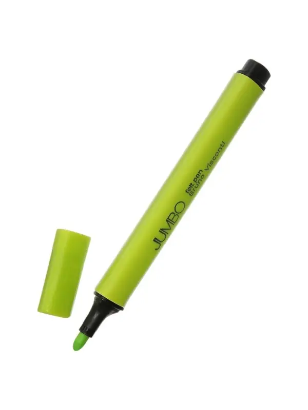 Фломастеры 18 цветов BRIGHT COLORS JUMBO, утолщенные, в пластиковом пенале