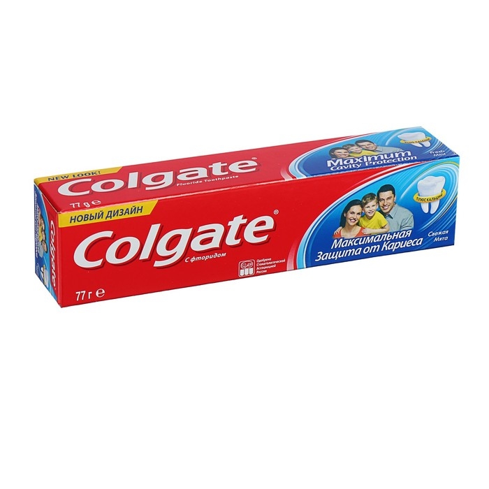 Зубная паста Colgate «Максимальная защита от кариеса», свежая мята, 50 мл Зубная паста Colgate «Максимальная защита от кариеса», свежая мята, 50 мл