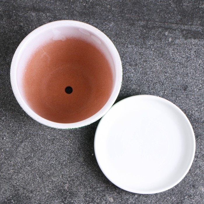 Горшок цветочный Гербера зеленая 1 л Горшок цветочный Гербера зеленая 1 л