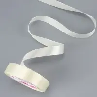 Лента атласная, 20 мм, 23&plusmn;1 м, нежно-бежевая №02