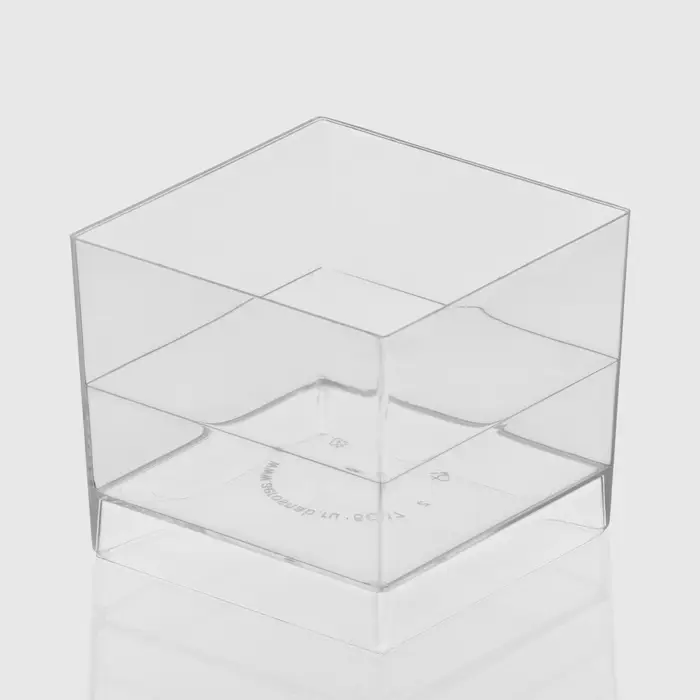 Форма одноразовая для фуршета &laquo;Куб&raquo;, 60 мл, пластик, прозрачная