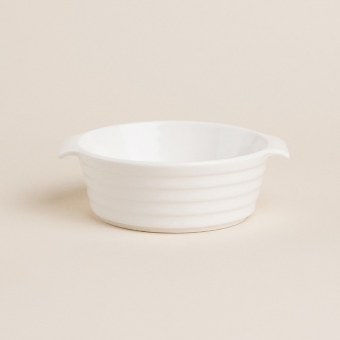 Форма для выпечки из жаропрочной керамики SL Home «Санторини», 250 мл, 13,6×12×4,5 см, цвет белый Форма для выпечки из жаропрочной керамики SL Home «Санторини», 250 мл, 13,6×12×4,5 см, цвет белый