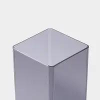 Ваза для цветов &laquo;Альваро&raquo; геометрия, 25&times;10 см, пластик, серая