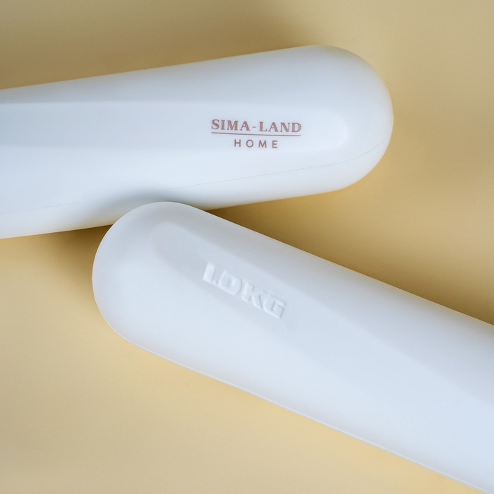 Гантели Sima-Land Home, 2 шт., 1 кг, цвет белый, для универсального отягощения Гантели Sima-Land Home, 2 шт., 1 кг, цвет белый, для универсального отягощения