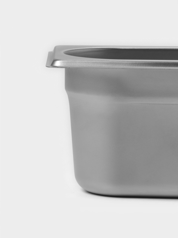 Гастроемкость 1/9x100 мм, 176x108x100 мм, толщина 0,8 мм Гастроемкость 1/9x100 мм, 176x108x100 мм, толщина 0,8 мм