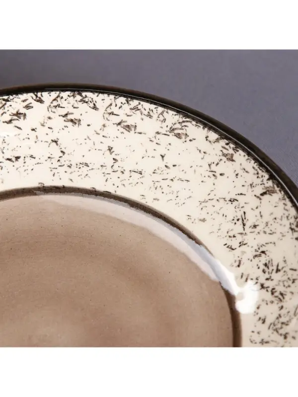 Набор посуды Керамика ручной работы &laquo;Классика&raquo;, 2 предмета: салатник 400 мл, тарелка d=18 см,, бежевый