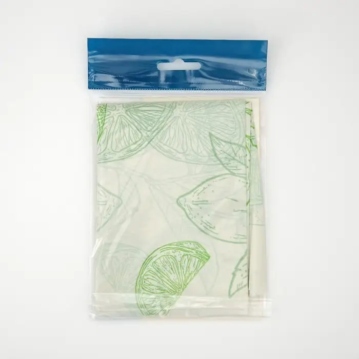 Скатерть без основы одноразовая «Лимоны», 110×150 см, белая Скатерть без основы одноразовая «Лимоны», 110×150 см, белая