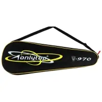 Ракетки для бадминтона ONLYTOP, алюминий, набор 2 шт., в чехле, цвет синий/белый Ракетки для бадминтона ONLYTOP, алюминий, набор 2 шт., в чехле, цвет синий/белый