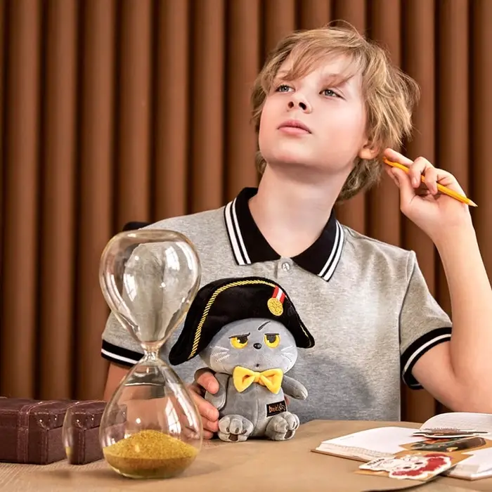 Мягкая игрушка "Кот Басик. Наполеон", 16 см KsE-005