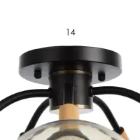 Люстра потолочная BayerLux &laquo;Гундер&raquo;, 5хЕ27, 40 Вт, черный, 57&times;57&times;25 см