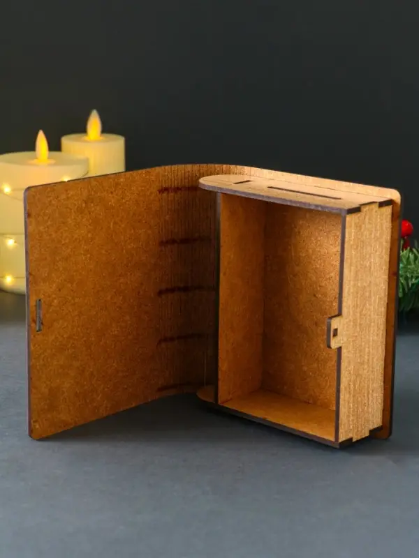 Новогодняя копилка-шкатулка "С Новым годом. Подарочки" 14х12х5 см