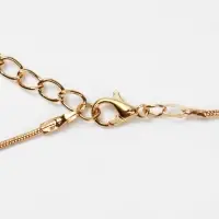 Кулон «Стразинка», белый в золоте, 40 см Кулон «Стразинка», белый в золоте, 40 см