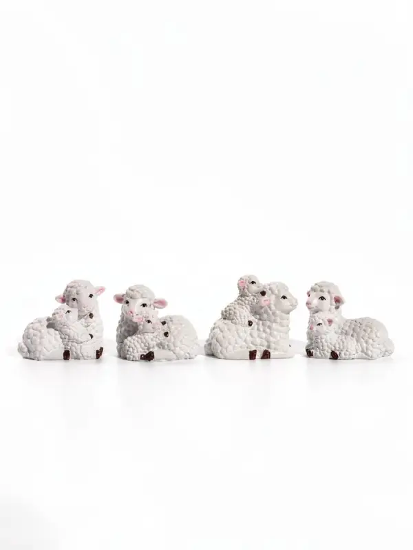 Фигурка &laquo;Овечка с ягнёнком&raquo;, 4.8&times;3.5&times;5 см, МИКС