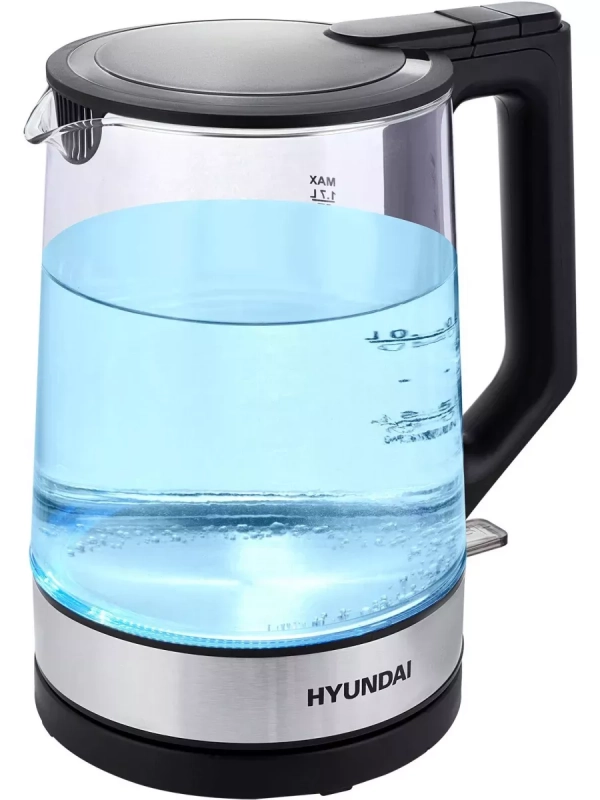 Чайник HYK-G8808 1,7л 2200Вт черный (стекло)