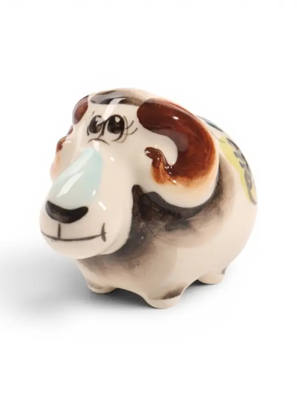 Фигурка &laquo;Барашек&raquo;, 5.5&times;6 см, гжель