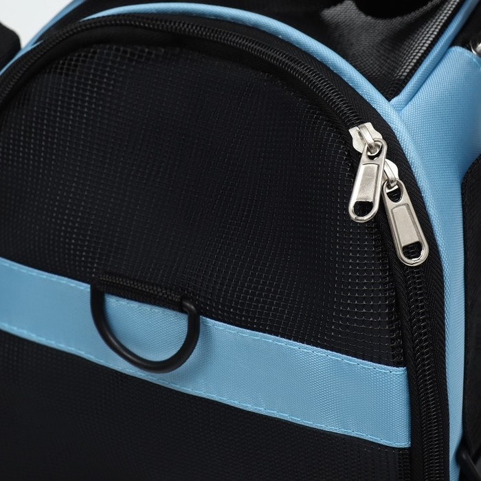 Сумка-переноска сетчатая,53 х 26 х 34 см, голубая Сумка-переноска сетчатая,53 х 26 х 34 см, голубая