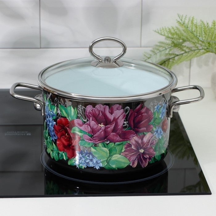 Кастрюля эмалированная цилиндрическая Catalina, 3 л, индукция Кастрюля эмалированная цилиндрическая Catalina, 3 л, индукция