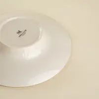 Тарелки для пасты SL Home &laquo;Леггеро&raquo;, 160 мл, d=21.8 см, набор 2 шт., фарфор, бежевые