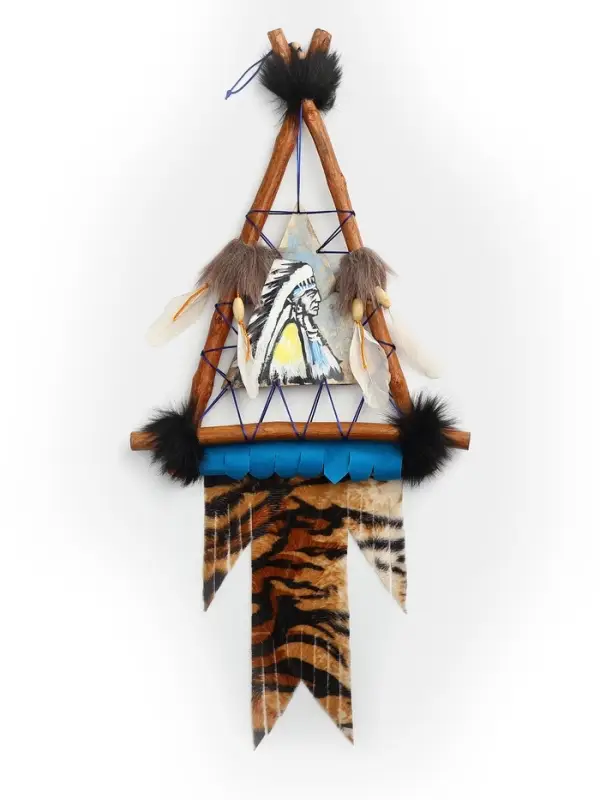 Панно "Вождь" 30х3х60 см