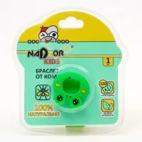 Браслет от комаров "Nadzor", силиконовый с картриджем, 1 шт