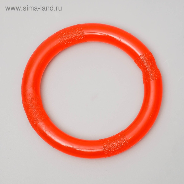 Игрушка Игрушка "Кольцо" большое, 14 см, каучук, красная