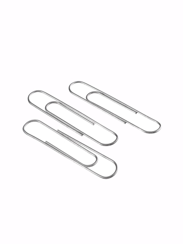 Скрепки 78мм оцинкованые в картонной коробке 50 штук Скрепки 78мм оцинкованые в картонной коробке 50 штук