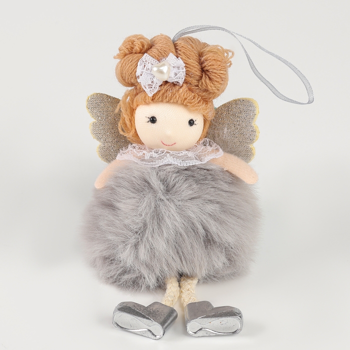 Новый год! Ёлочное украшение кукла «Фея», с бантиком