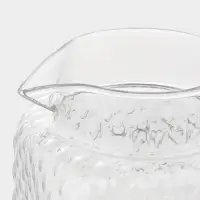 Кувшин BellaTenero &laquo;Эко&raquo;, 1.5 л, с бамбуковой крышкой, стекло, прозрачный