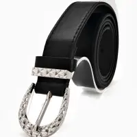 Ремень жен 05-01-02-01, Июнь2509, 3*0,3*110 см, без винта, пряж металл, 1 прокол, черный Ремень жен 05-01-02-01, Июнь2509, 3*0,3*110 см, без винта, пряж металл, 1 прокол, черный